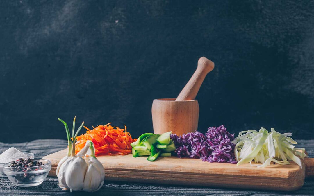 Crispy Skinned Salmon with Apple Slaw