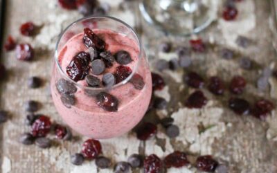 Tart cherry pudding