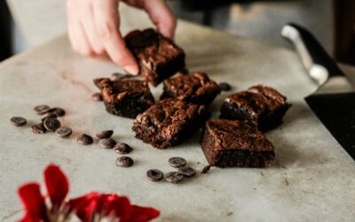 Flourless Pear and Chocolate Brownies